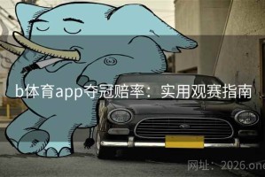 b体育app夺冠赔率：实用观赛指南