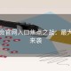 金年会官网入口焦点之战：最大黑马来袭