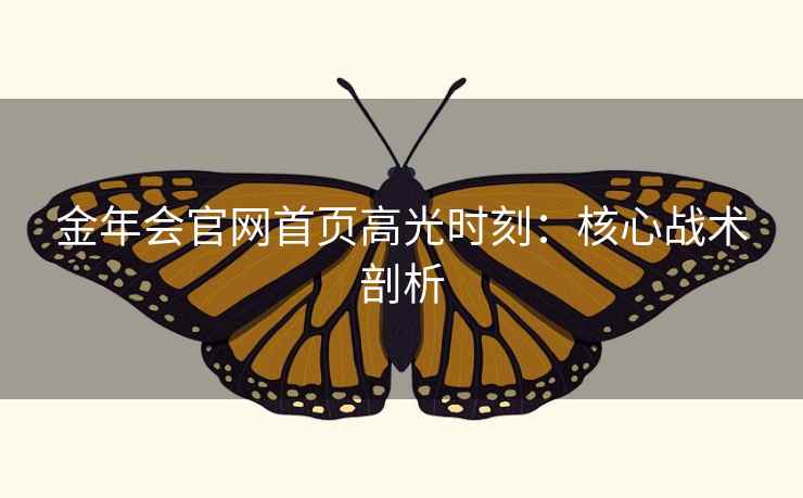 金年会官网首页高光时刻：核心战术剖析