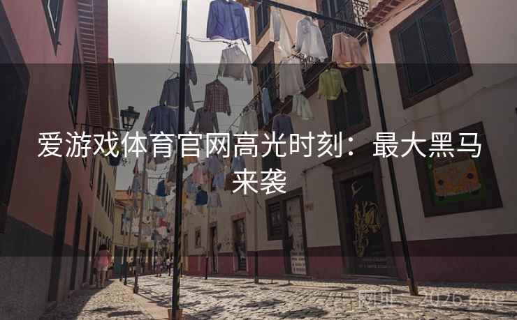爱游戏体育官网高光时刻：最大黑马来袭