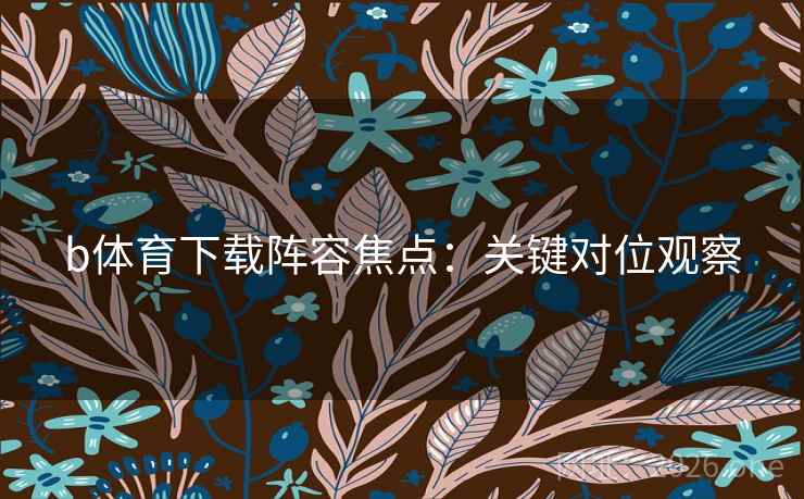 b体育下载阵容焦点：关键对位观察